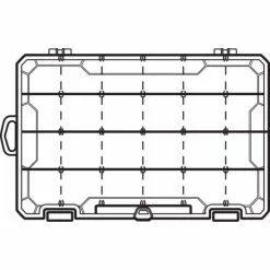 Flambeau Tuff Tainer Caja De Almacenamiento Transparente Con Zerust 4007PD4 27.9X18.4X4.5CM -Cebos de lápiz Tienda de ventas 4007pd4203 550x550w