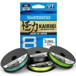 Shimano Línea Kairiki 8 3000m 0.10mm 6.5kg Verde Mantis