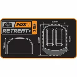 Fox Retreat Plus 2 Vivac Macho -Cebos de lápiz Tienda de ventas cum202b 550x550w