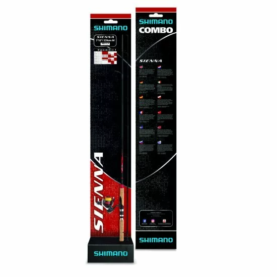 Combo Shimano Sienna Spinning 810MH 3 Combo Shimano Sienna Spinning 810MH