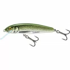 Salmo Minnow Flotante 5cm Verde Oliva Bleak