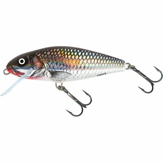 Salmo Percha Flotante 14cm Holo Grey Shiner 3 Salmo Percha Flotante 14cm Holo Grey Shiner