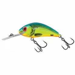 Salmo Rattlin Hornet Flotante 3,5cm Azul Chartreuse