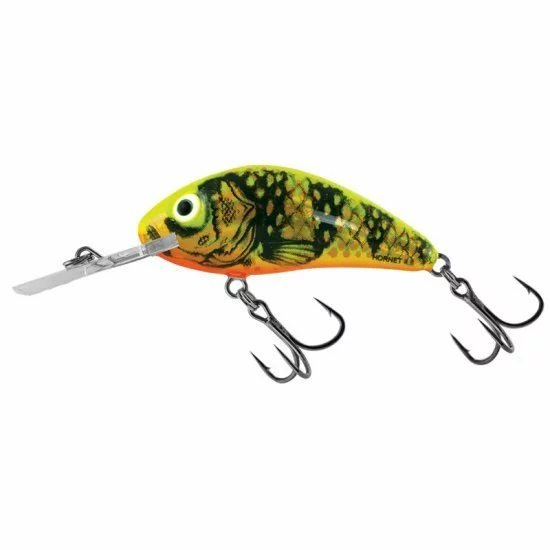 Salmo Rattlin Hornet Floating 5.5cm Gold Fluo Percha 3 Salmo Rattlin Hornet Floating 5.5cm Gold Fluo Percha
