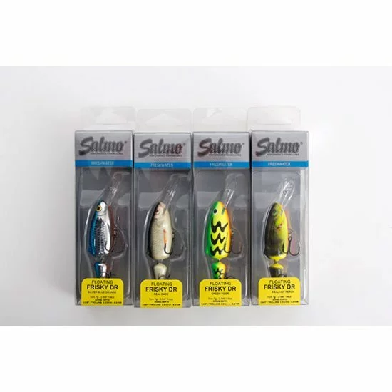 Salmo Frisky Deep Runner 7cm Verde Tigre 4 Salmo Frisky Deep Runner 7cm Verde Tigre - Imagen 2