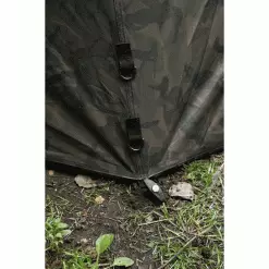 Fox Ultra 60 Brolly System Ventec Ripstop Camuflaje -Cebos de lápiz Tienda de ventas ultra brolly camo multiple pegging points 550x550h